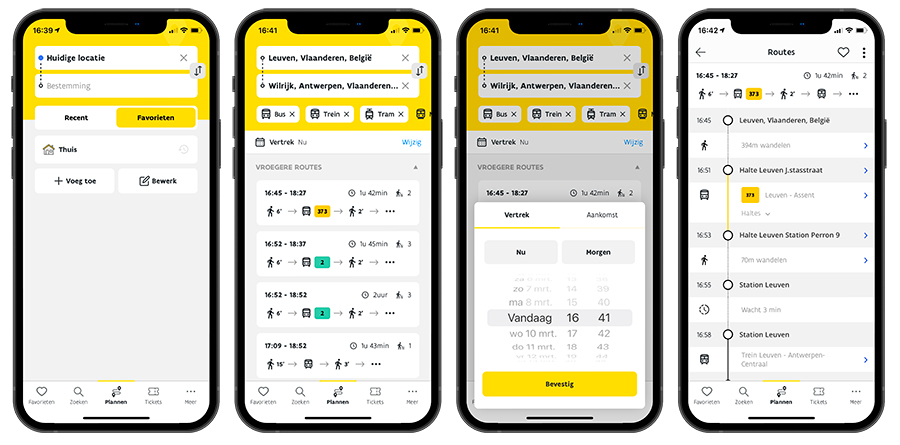 Hoe plan ik een route in de app? Vragen & Contact – De Lijn